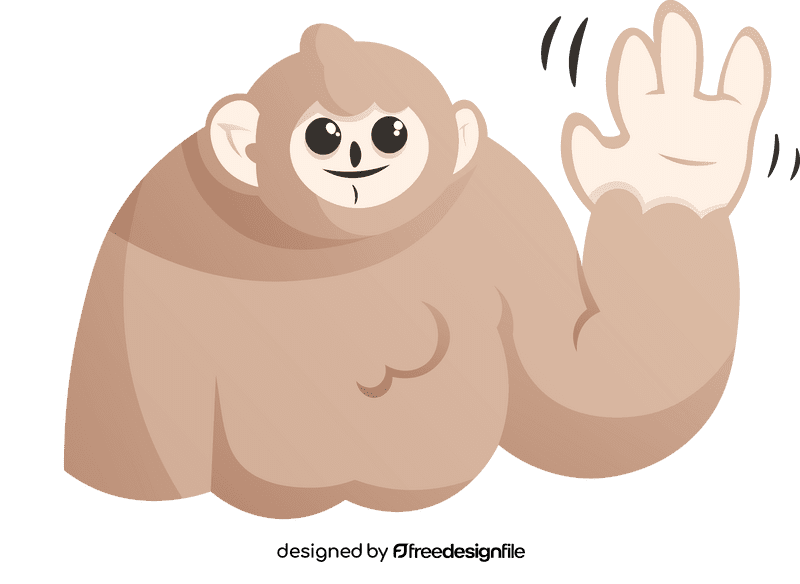Yeti Greeting clipart