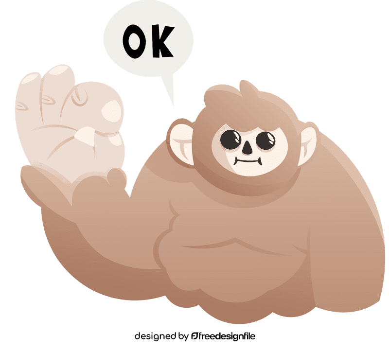 Yeti OK clipart
