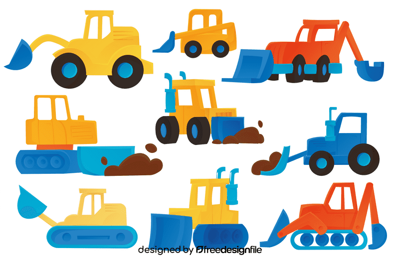 Bulldozer vector