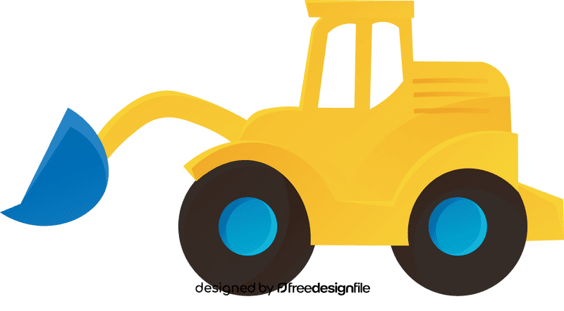 Bulldozer clipart