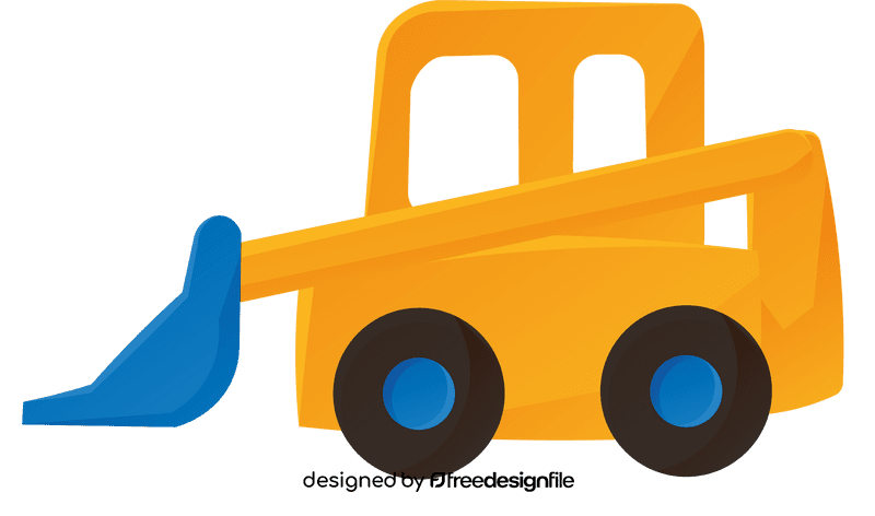 Bulldozer clipart