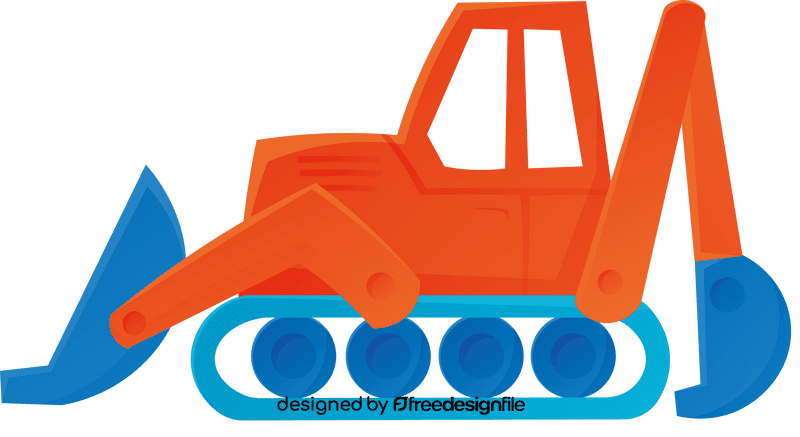 Bulldozer clipart