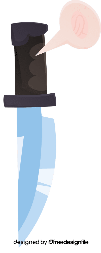 Fingerprint Knife clipart