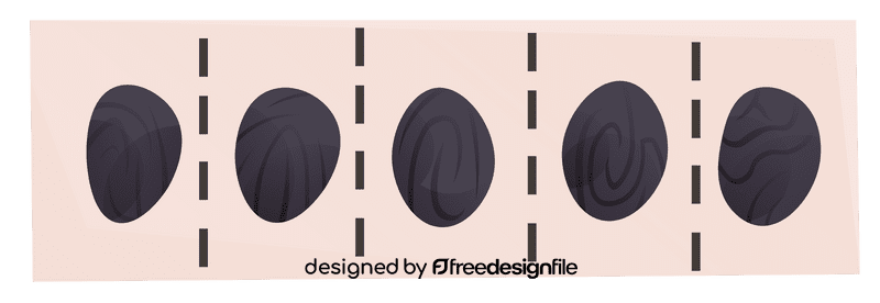 Fingerprint Paper vector