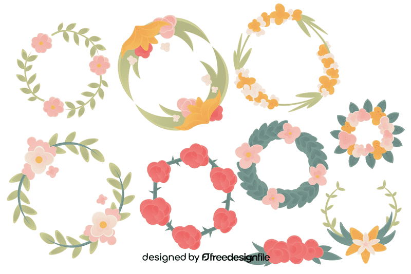 Flower Wreath vector
