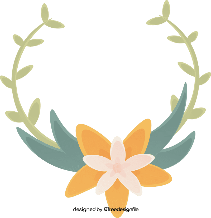 Flower Wreath clipart
