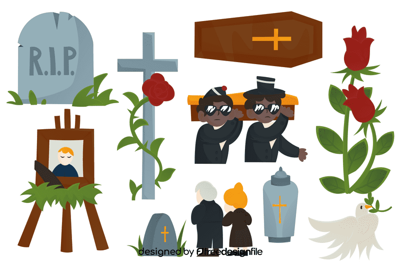 Funeral vector