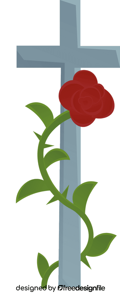 Funeral Cross clipart