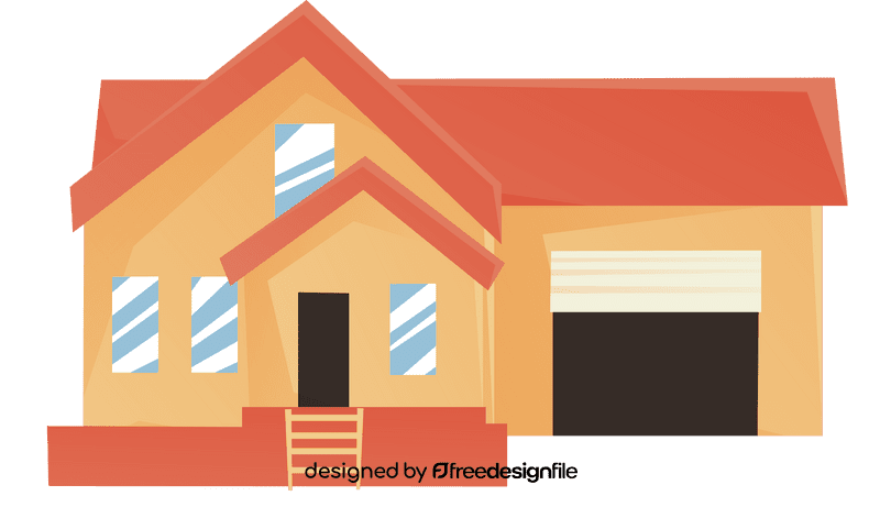 Garage House clipart