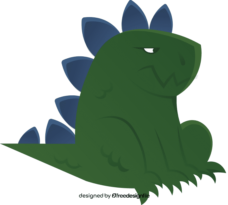 Godzilla Sitting clipart