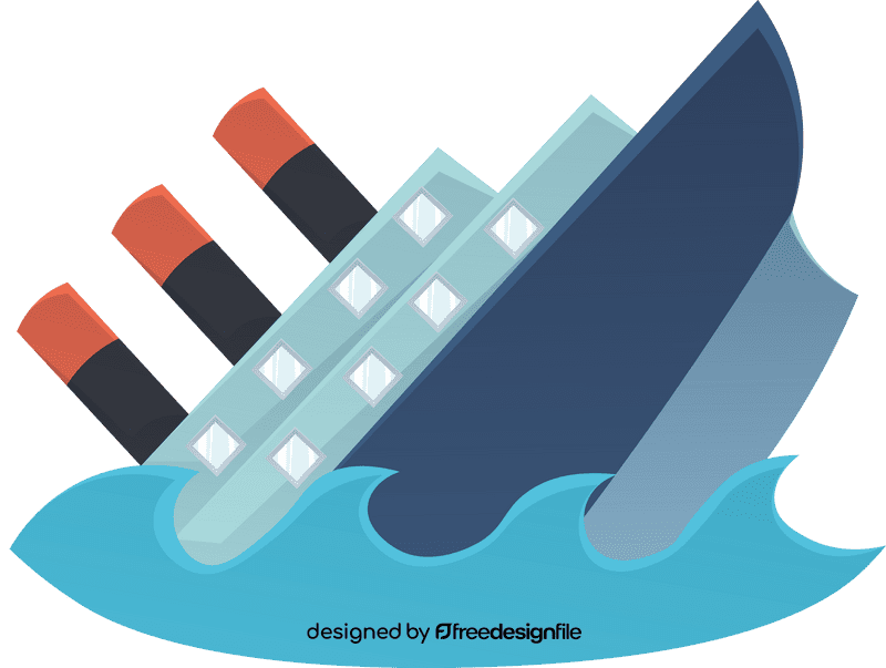Titanic Sinking clipart