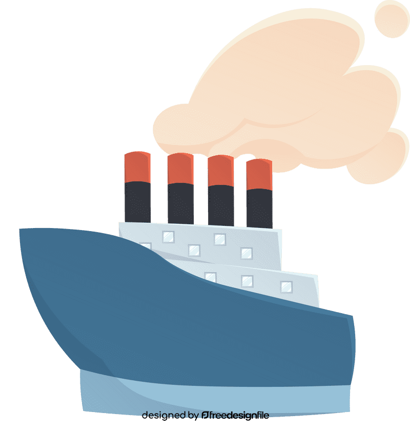 Titanic Smoke clipart