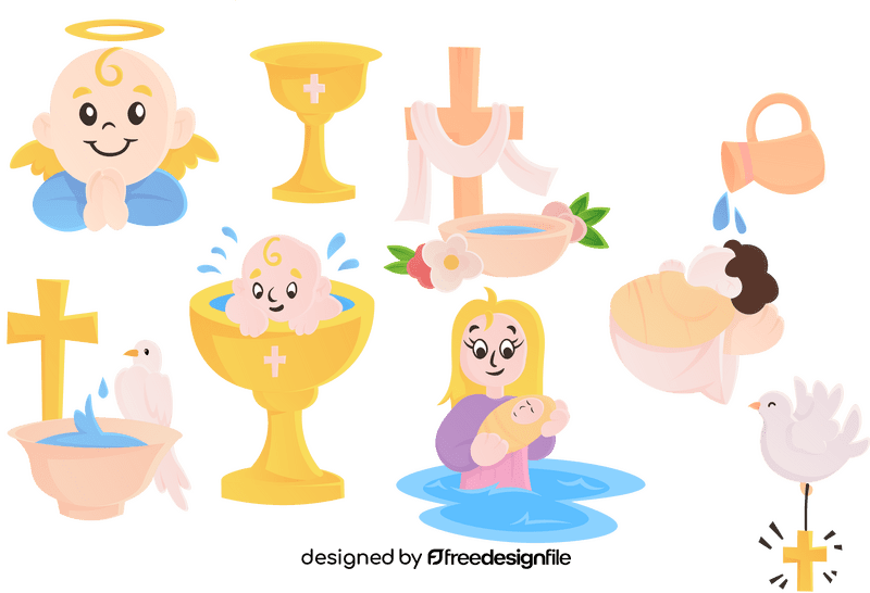 Baptism vector