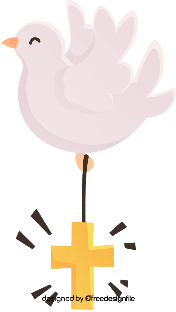 Baptism Pigeon clipart
