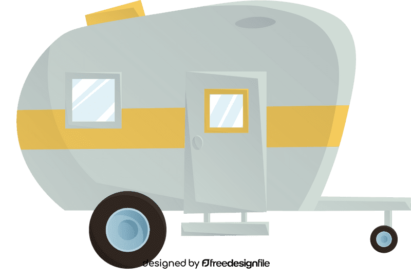 Camper Trailer clipart