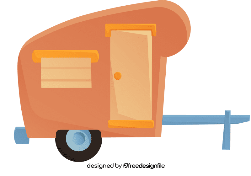 Camper Trailer clipart