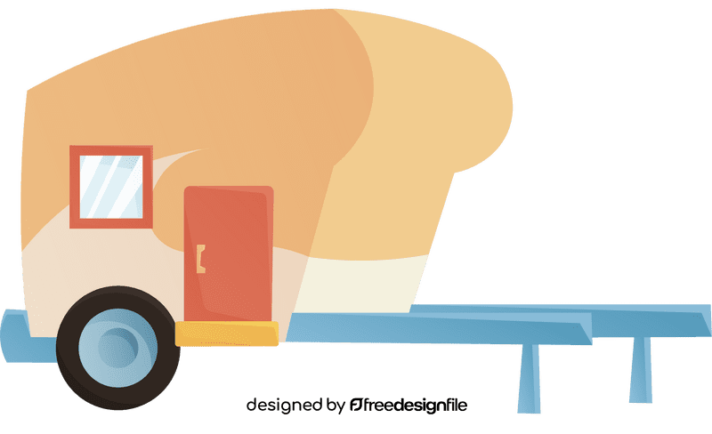 Camper Trailer clipart