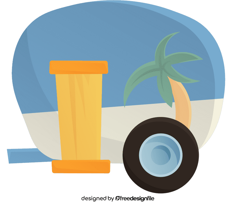 Camper Trailer clipart