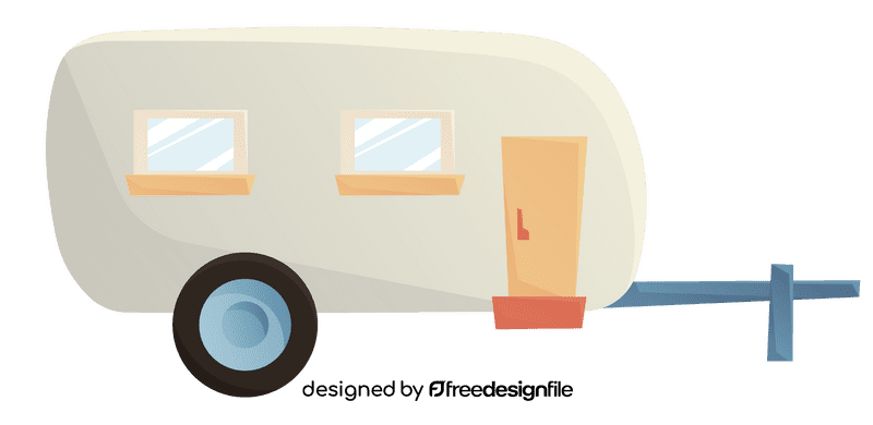 Camper Trailer clipart