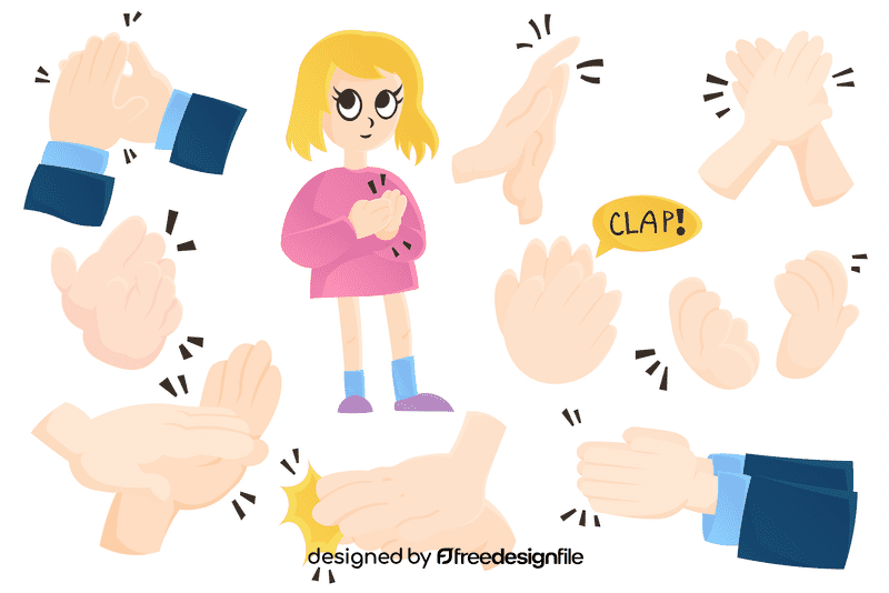 Clapping Hands vector