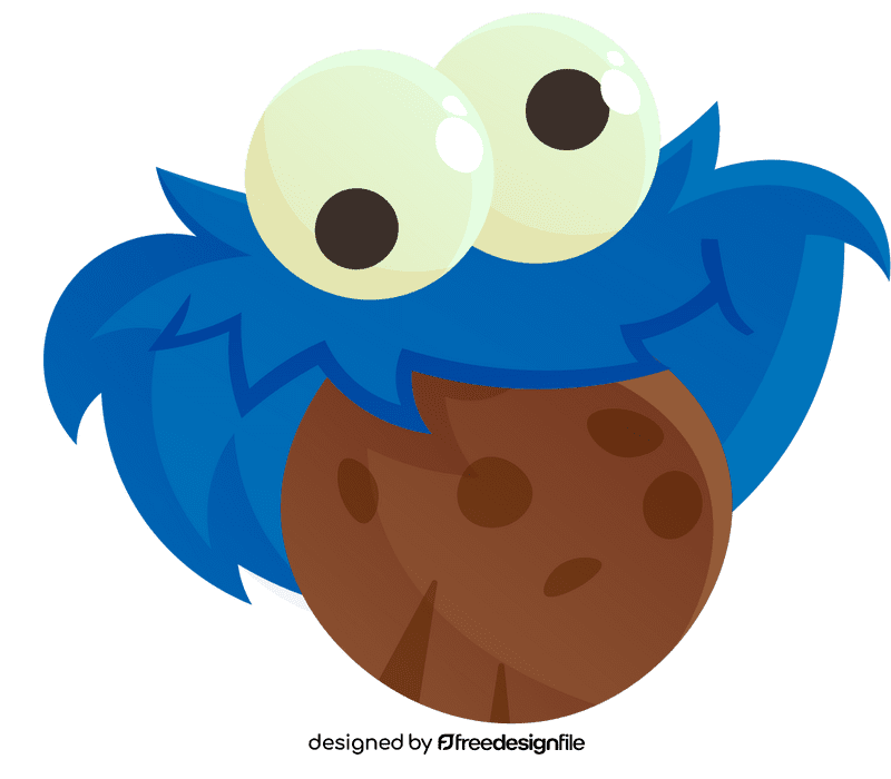 Cookie Monster Head clipart