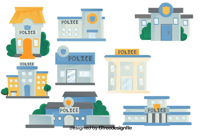 Police Station vector