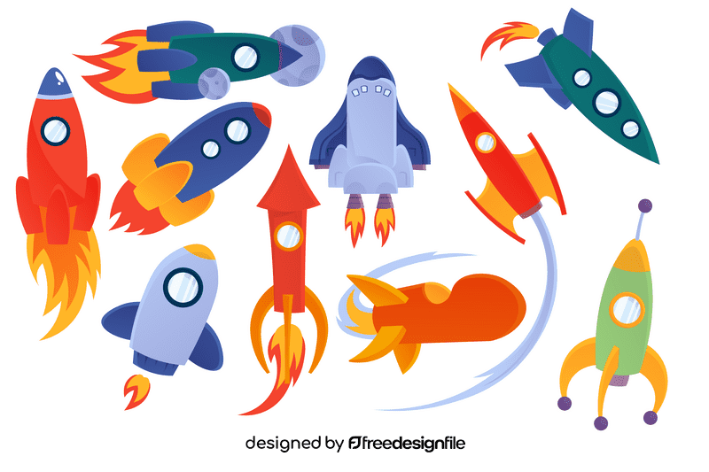 Rocket Ship vector