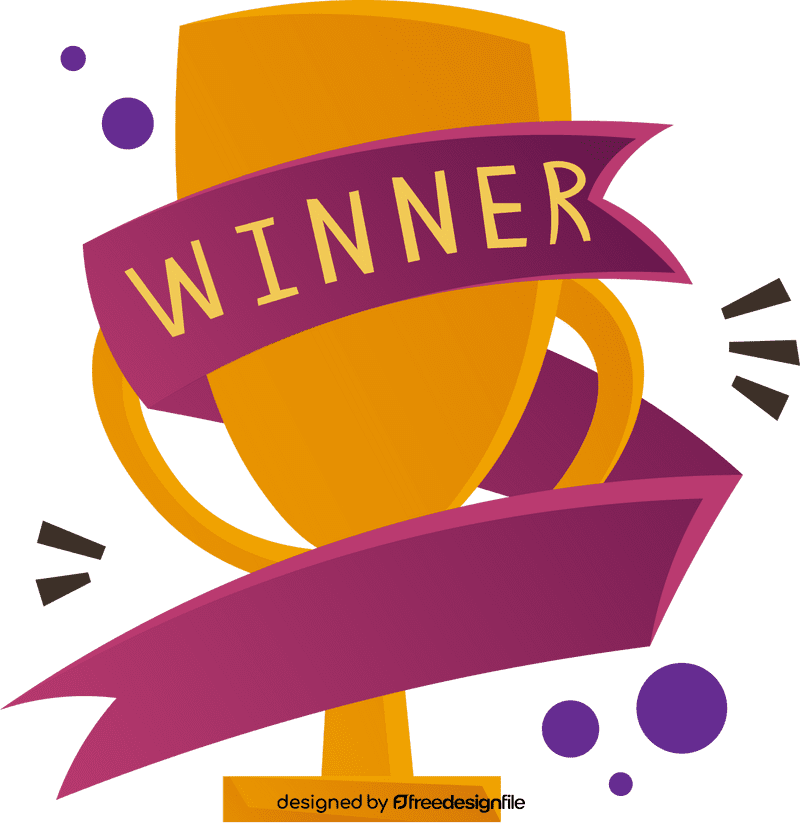 Winner Goblet Stripes clipart