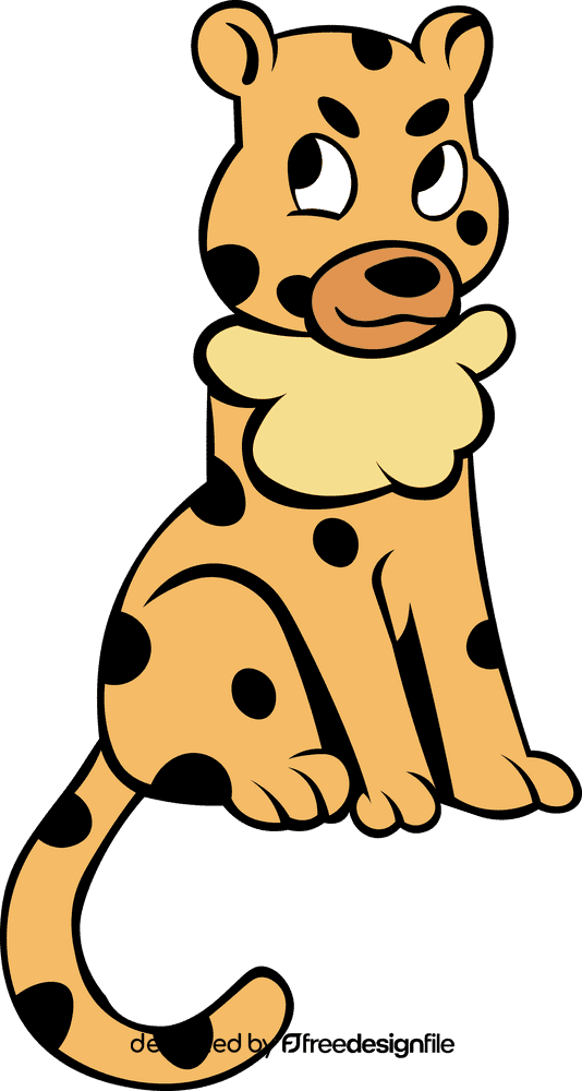 Cheetah clipart
