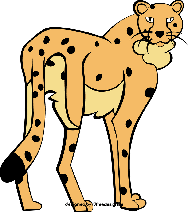 Cheetah clipart