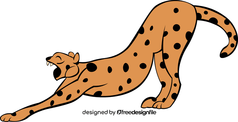 Cheetah clipart
