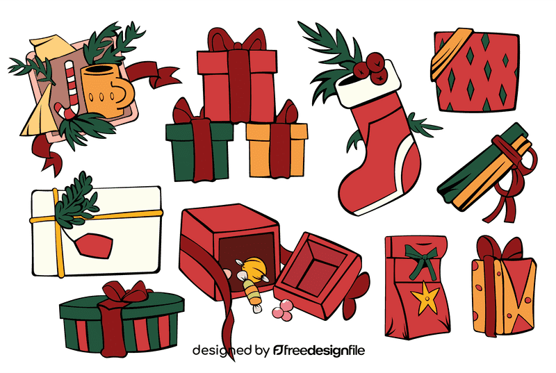 Christmas Gifts vector