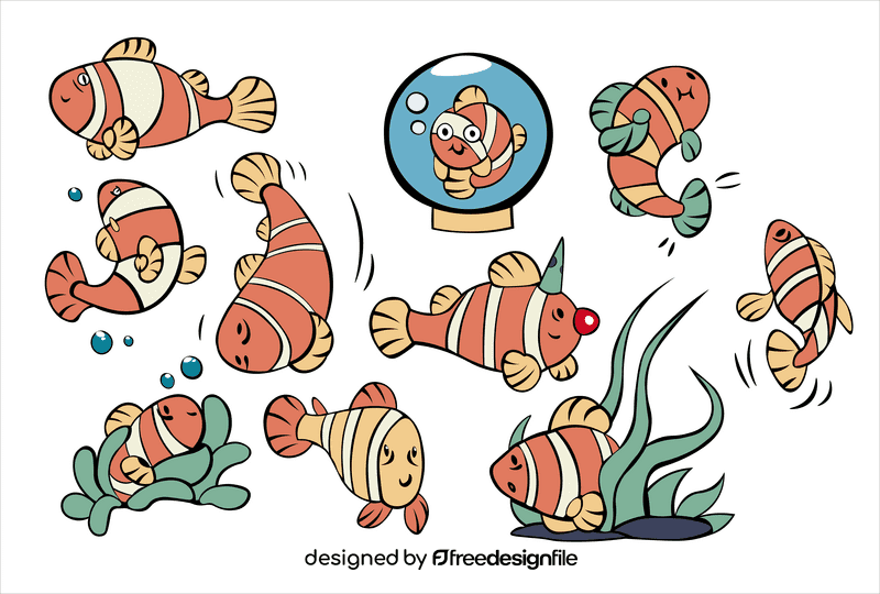 Clownfish vector