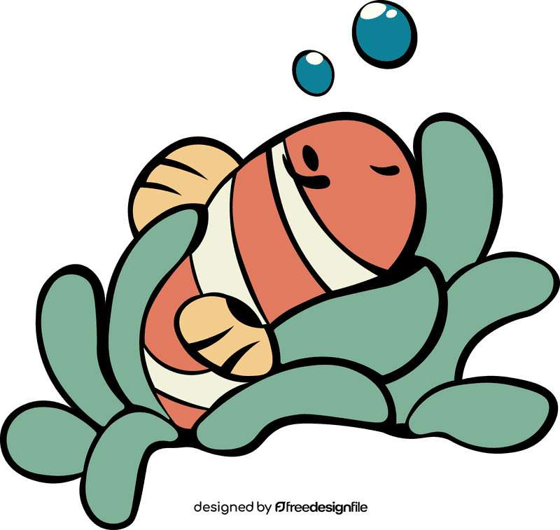 Clownfish Algae clipart