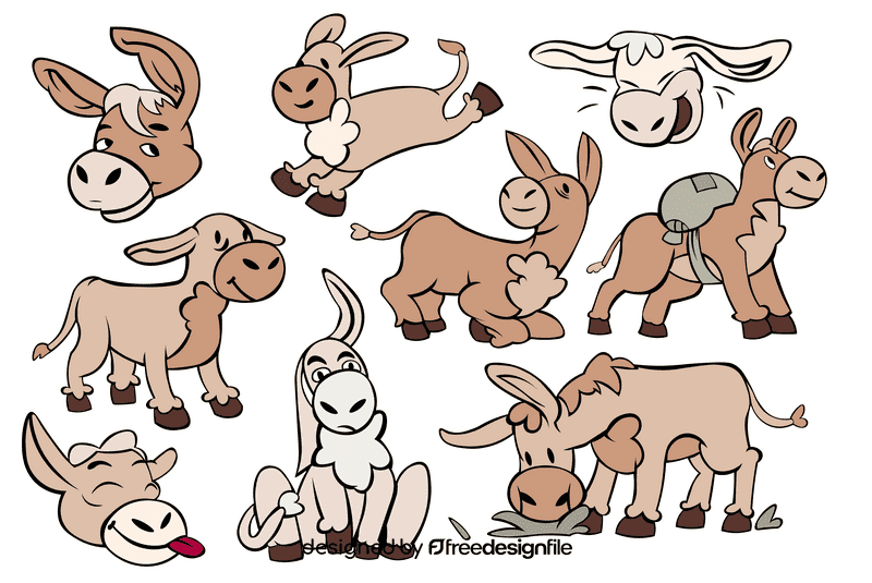 Donkey vector