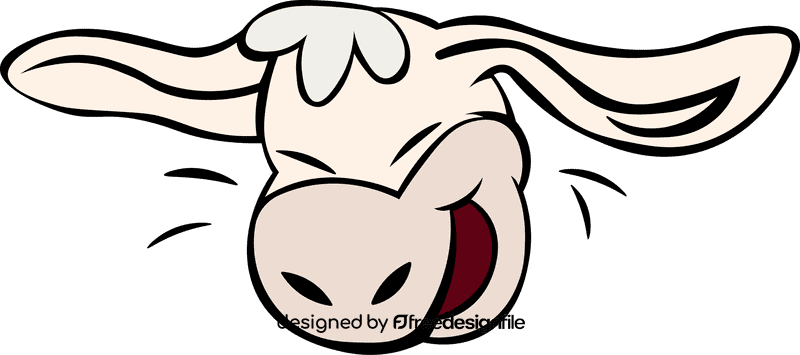 Donkey Head Laugh clipart
