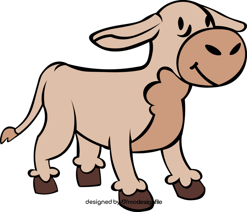Donkey Staying clipart