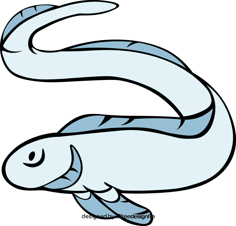 Eel Blue clipart