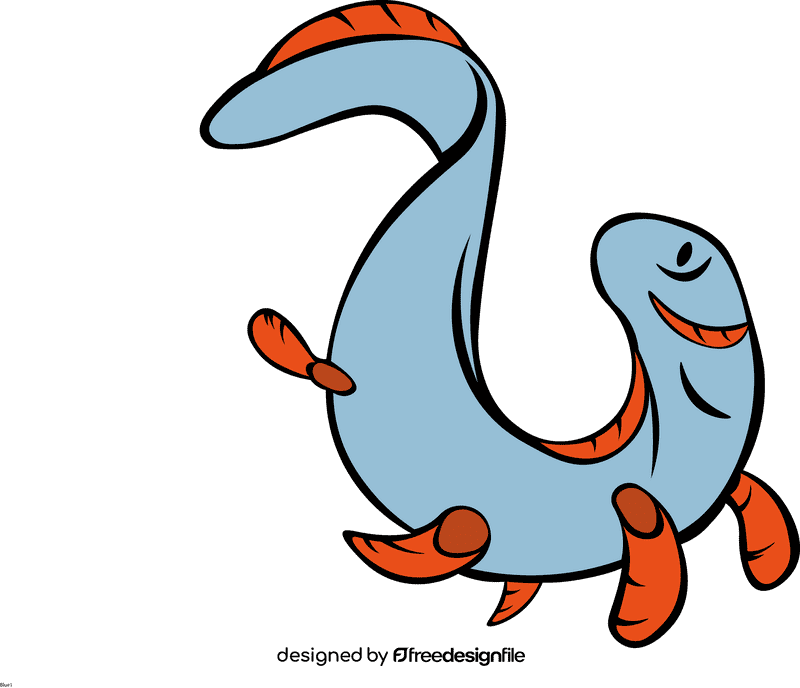 Eel Blue clipart