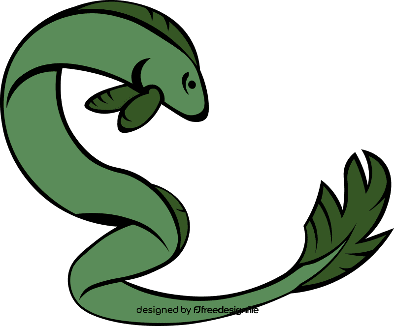 Eel Green clipart