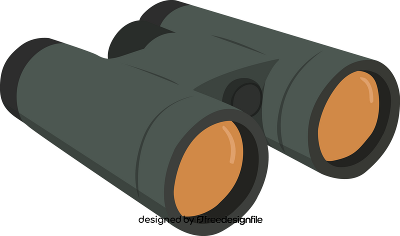 Birding binoculars clipart
