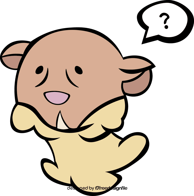 Ferret Head Strange clipart