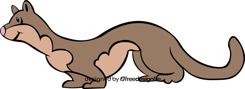Ferret animal clipart