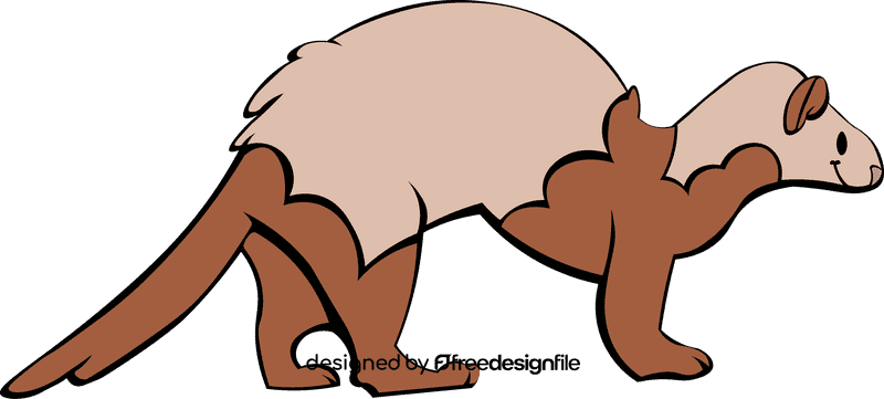 Ferret clipart
