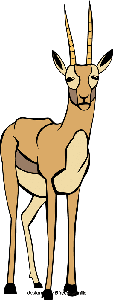 Gazelle clipart