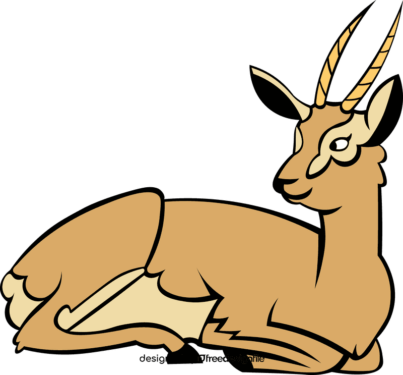 Gazelle clipart