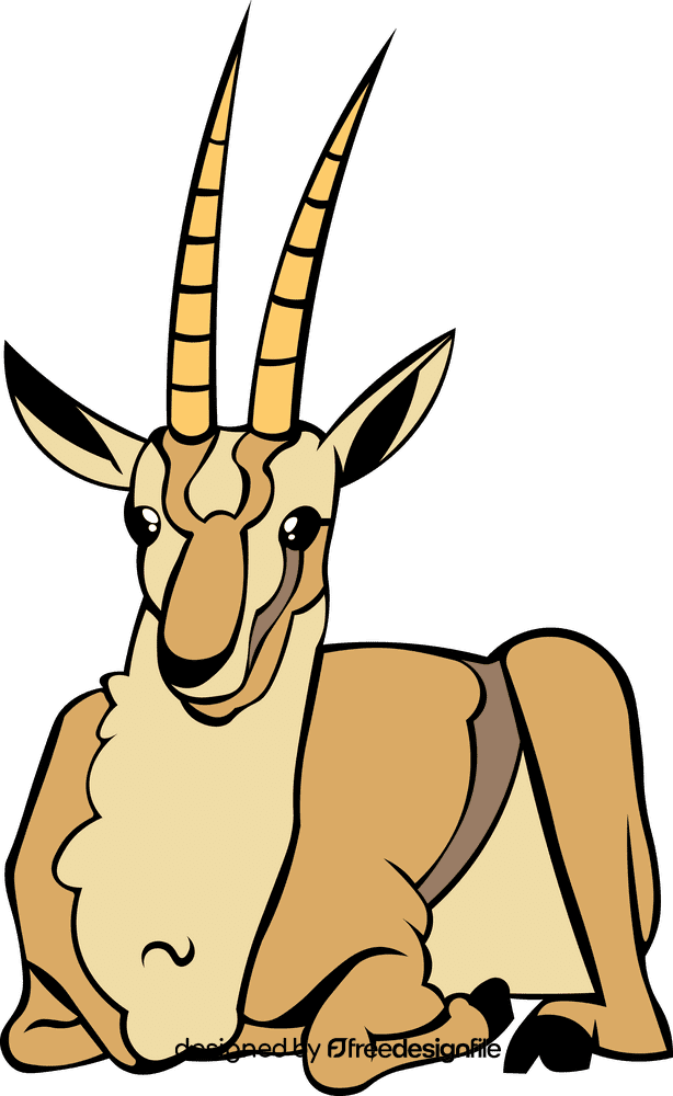 Gazelle clipart