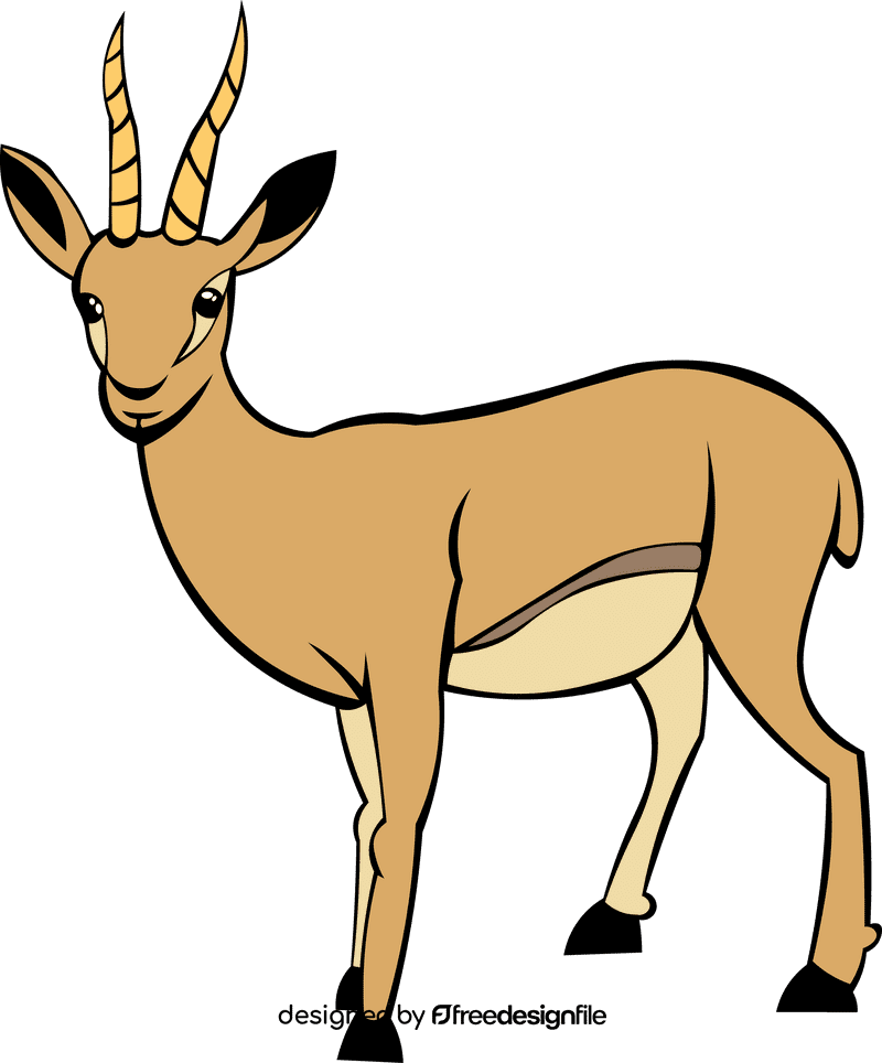 Gazelle Side clipart