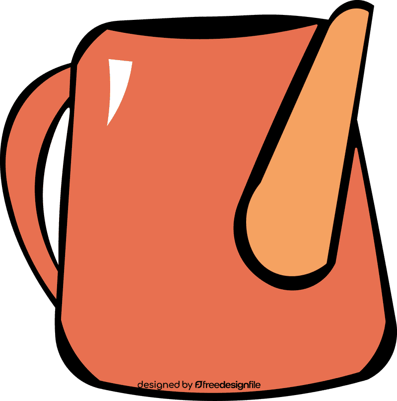 Watering Can Orange clipart