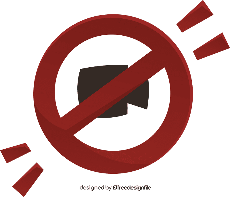 Camera Ban clipart